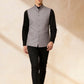 Grey Solid Waistcoat | Greenfibre