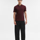 Maroon Solid Slim Fit Polo T-Shirt | Greenfibre