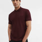 Maroon Solid Slim Fit Polo T-Shirt | Greenfibre