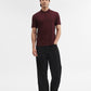 Maroon Solid Slim Fit Polo T-Shirt | Greenfibre