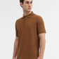 Camel Solid Slim Fit Polo T-Shirt | Greenfibre