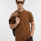 Camel Solid Slim Fit Polo T-Shirt | Greenfibre