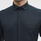 Peacock Solid Slim Fit Party Wear Shirt | Greenfibre