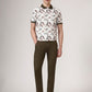 Olive Brown Solid Super Slim Fit Casual Trouser | Greenfibre