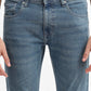 Sky Blue Indigo Washed Narrow Fit Jeans | Greenfibre