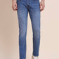 River Indigo Blue Solid Narrow Fit Jeans | Greenfibre