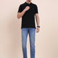 River Indigo Blue Solid Narrow Fit Jeans | Greenfibre
