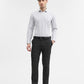 Charcoal Grey Solid Slim Fit Formal Trouser | Greenfibre