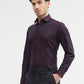 Dark Wine Solid Slim Fit Party Wear Shirt | Greenfibre