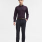Dark Wine Solid Slim Fit Party Wear Shirt | Greenfibre
