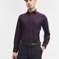 Dark Wine Solid Slim Fit Party Wear Shirt | Greenfibre
