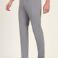Steel Grey Solid Neo Fit Casual Trouser | Greenfibre