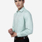 Green Solid Slim Fit Formal Shirt | Greenfibre