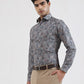 Green Printed Slim Fit Party Wear Shirt | Greenfibre
