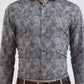 Green Printed Slim Fit Party Wear Shirt | Greenfibre