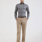 Green Printed Slim Fit Party Wear Shirt | Greenfibre