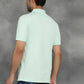 Light Green Solid Slim Fit Polo T-Shirt | GreenFibre