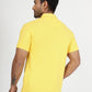 Yellow Solid Slim Fit Polo T-Shirt | Greenfibre