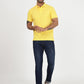 Yellow Solid Slim Fit Polo T-Shirt | Greenfibre