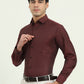 Maroon Solid Slim Fit Party Wear Shirt | Greenfibre