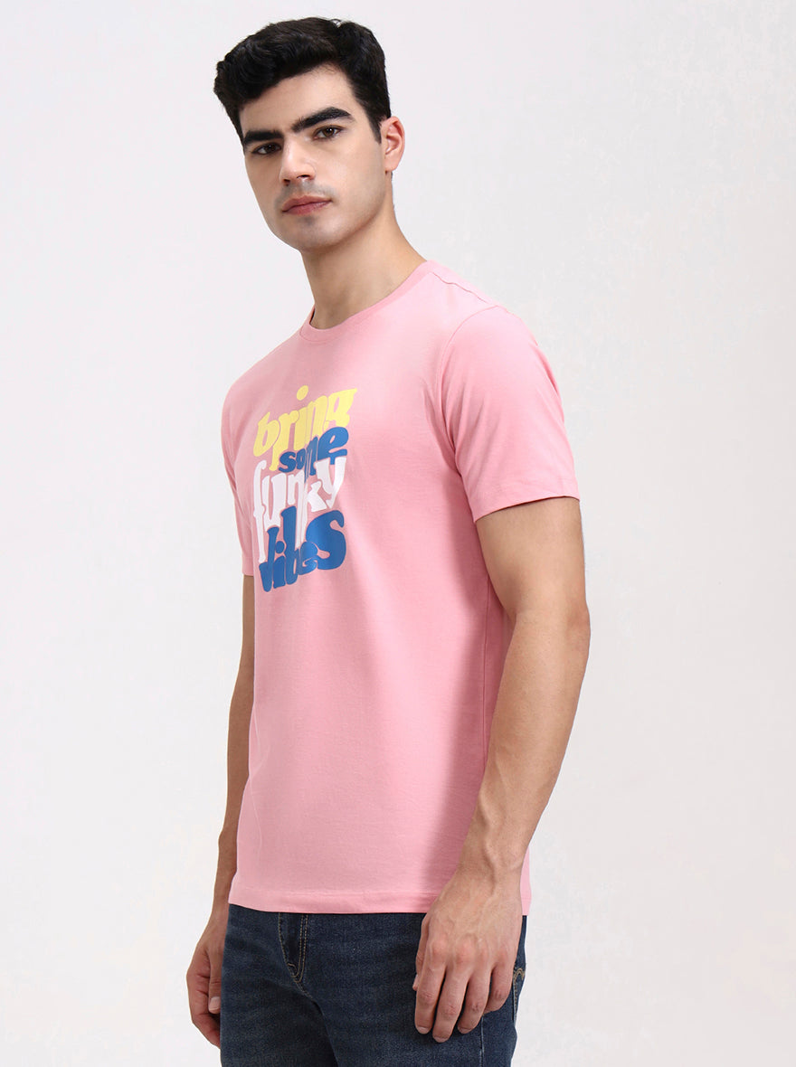 Wild Rose Solid Slim Fit T-Shirt | Greenfibre