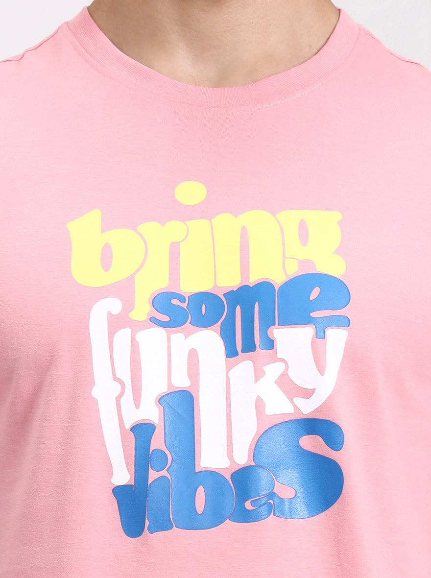 Wild Rose Printed Slim Fit T-Shirt | Greenfibre