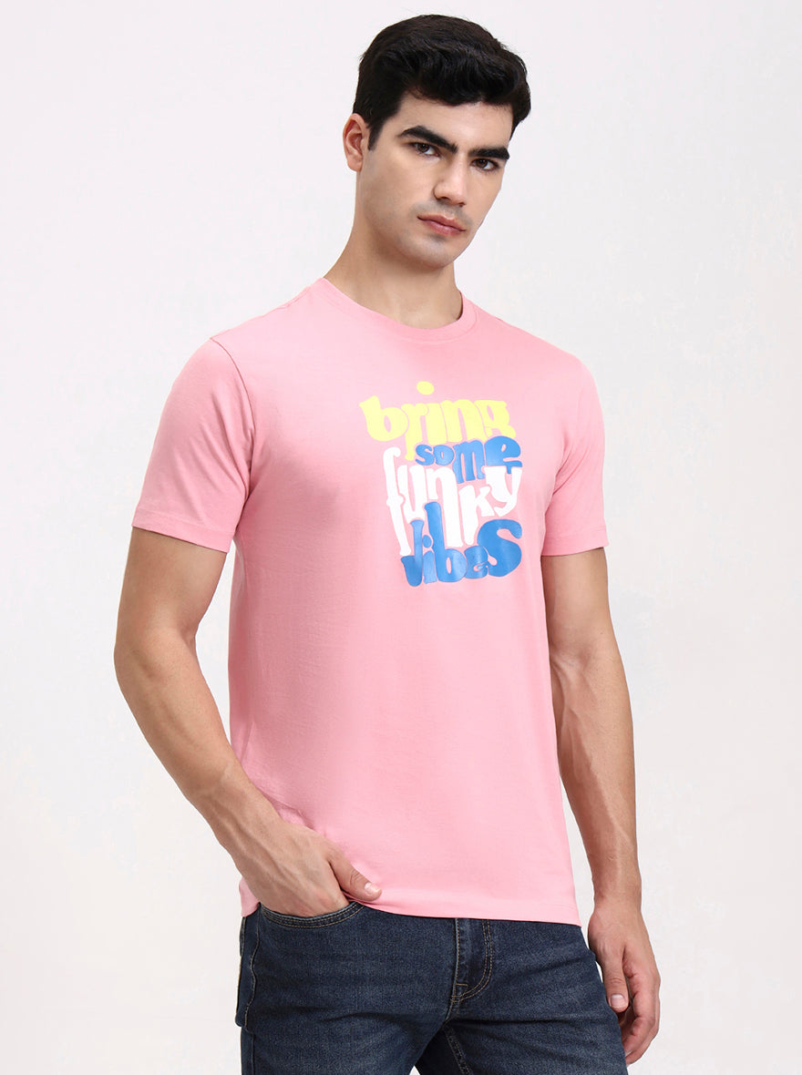 Wild Rose Solid Slim Fit T-Shirt | Greenfibre