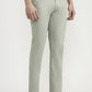 Pista Green Solid Super Slim Fit Casual Trouser | Greenfibre