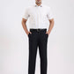 Blue & Fawn Striped Regular Fit Formal Shirt | Greenfibre