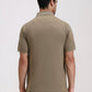 Olive Green Solid Regular Fit Polo T-Shirt | Greenfibre