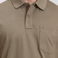 Olive Green Solid Regular Fit Polo T-Shirt | Greenfibre