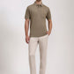 Olive Green Solid Regular Fit Polo T-Shirt | Greenfibre