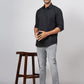 Black Solid Smart Fit Semi Casual Shirt | Greenfibre