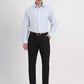 Black Solid Slim Fit Formal Trouser | Greenfibre