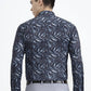Grey Printed Slim Fit Formal Shirt | Greenfibre