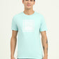 Tint Blue Printed Slim Fit T-Shirt | Greenfibre