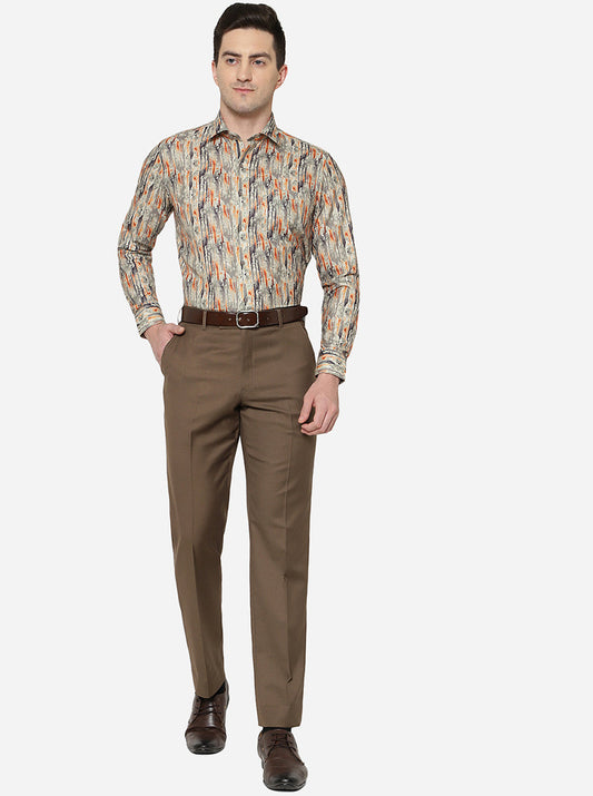 Multicolor Printed Slim Fit Party Wear Shirt | Greenfibre