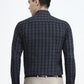 Grey & Black Checked Regular Fit Formal Shirt | Greenfibre