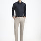 Grey & Black Checked Regular Fit Formal Shirt | Greenfibre