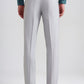 Grey Checked Slim Fit Formal Trouser | Greenfibre