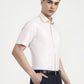 Light Fawn Solid Regular Fit Formal Shirt | Greenfibre