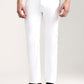 White Solid Narrow Fit Jeans | Greenfibre