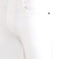 White Solid Narrow Fit Jeans | Greenfibre