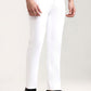 White Solid Narrow Fit Jeans | Greenfibre
