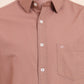 Chocolaty Solid Slim Fit Casual Shirt | Greenfibre