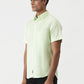 Light Green Solid Slim Fit Casual Shirt | Greenfibre