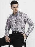 Multicolor Printed Slim Fit Party Wear Shirt | Greenfibre