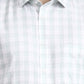 White & Green Checked Regular Fit Formal Shirt | Greenfibre