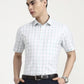 White & Green Checked Regular Fit Formal Shirt | Greenfibre