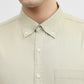 Pista Green Solid Slim Fit Casual Shirt | Greenfibre